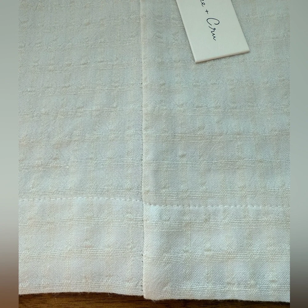 NWT Rylee + Cru Women’s Ruffled Crop Top / Ivory - Picture 5 of 8